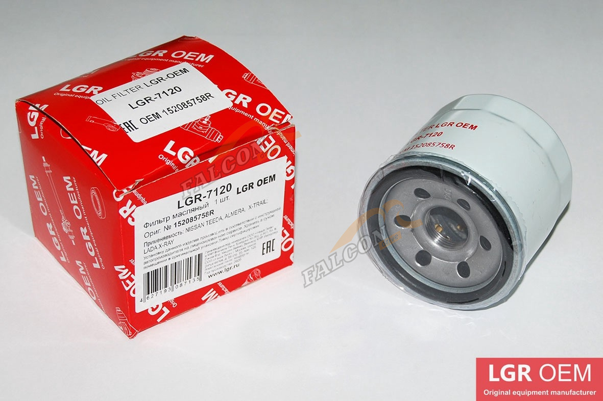 Фильтр масляный  Лада Vesta (LGR) LGR7120 (152085758R)