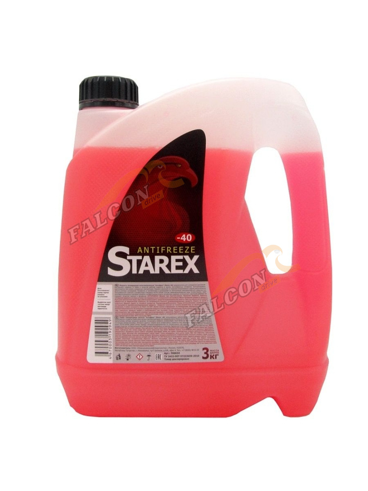 Антифриз Starex 3кг (красный) (Ак)
