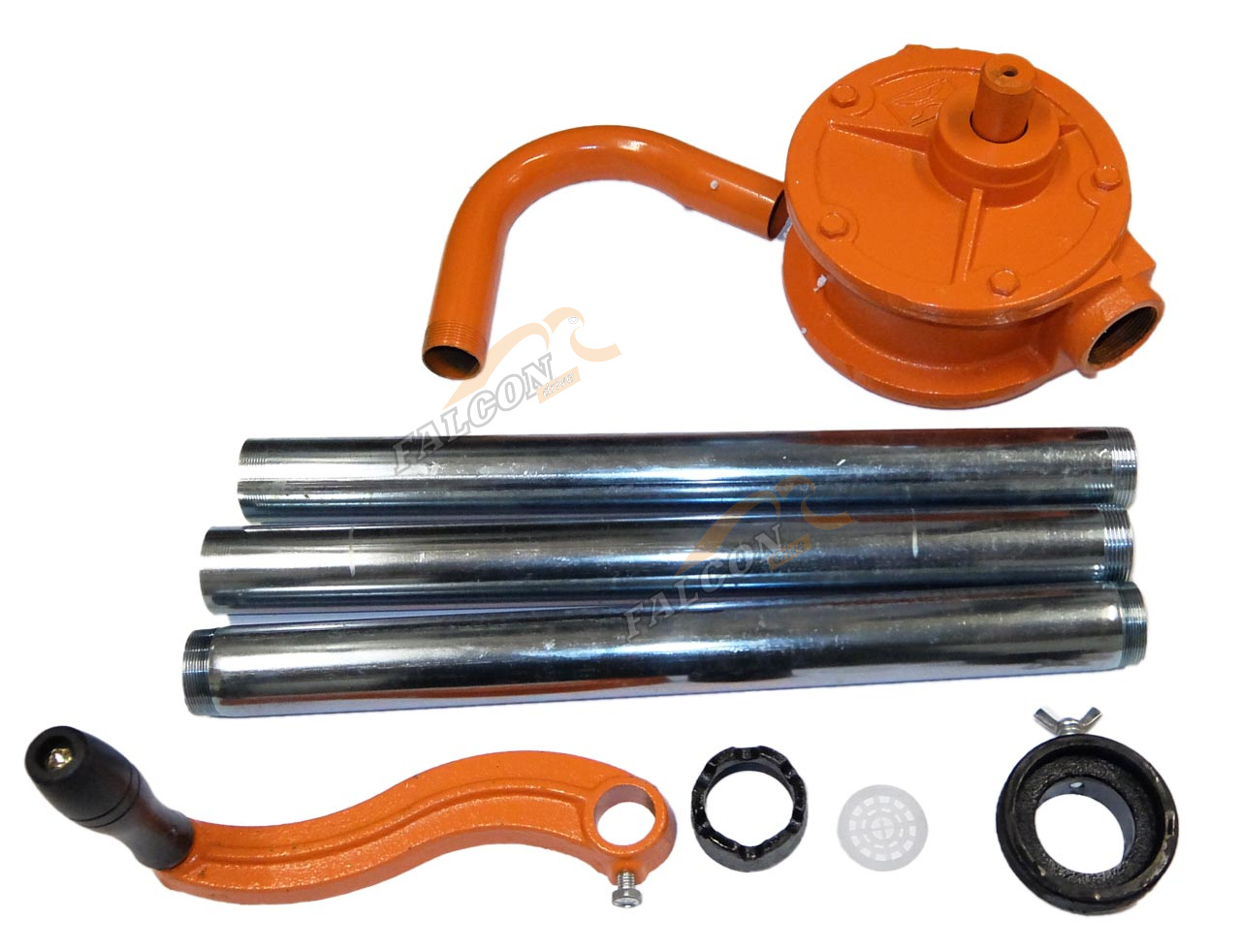 Насос для перекачки масла из бочек 30л/мин роторный (АвтоДело) (13238) 42035