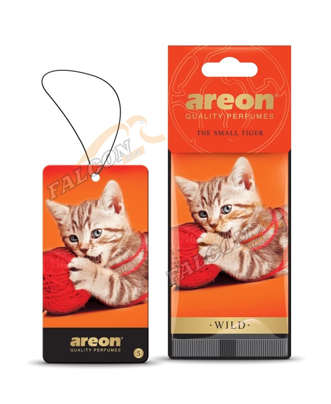 Ароматизатор подвес картон (AREON)  "WILD"  The Small Tiger (маленький тигр)