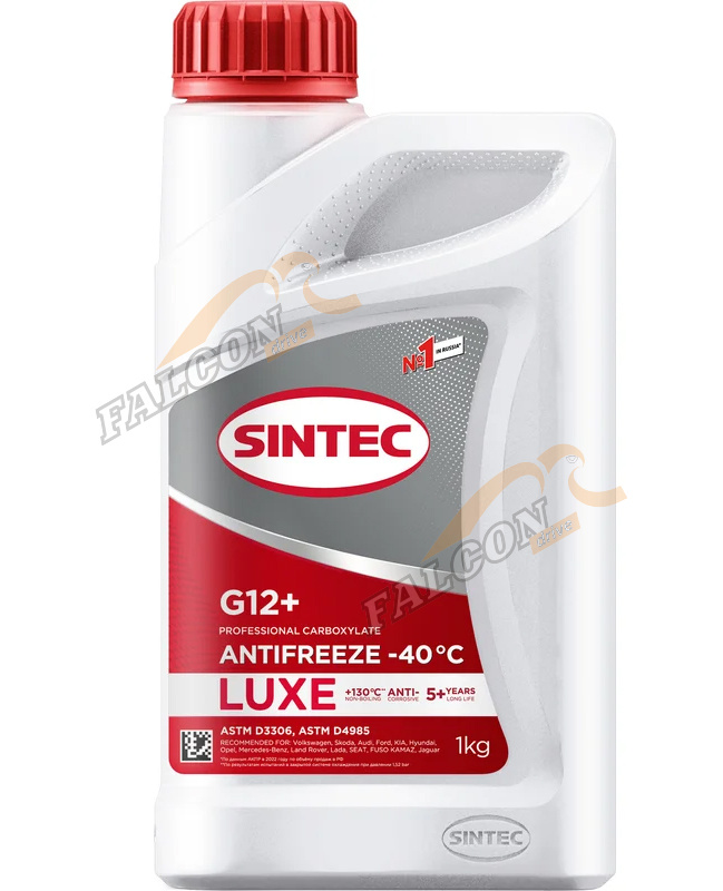 Антифриз Sintec Luxe G12+ 1кг red