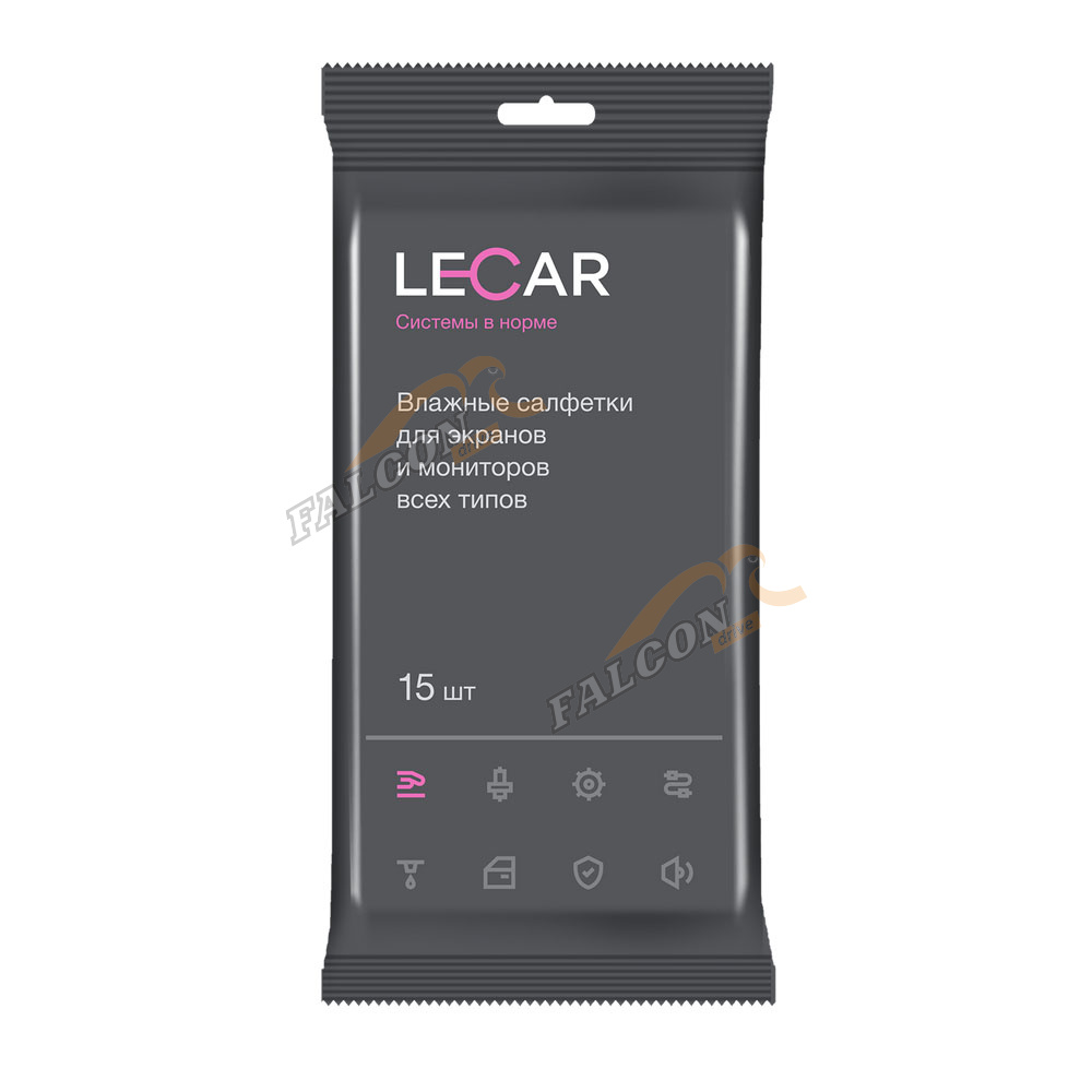 Салфетки для мониторов 15шт (Лада-Имидж LECAR)