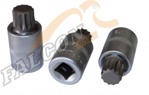 Головка со вставкой Spline M9 1/2" L 55мм (ДТ)