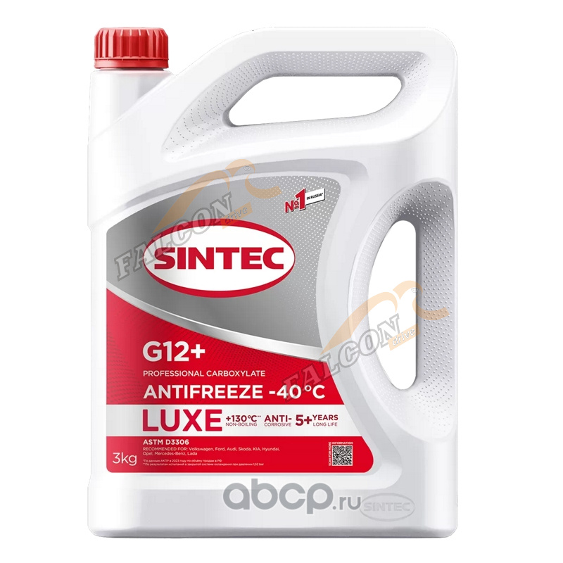 Антифриз Sintec Luxe G12+ 3кг red