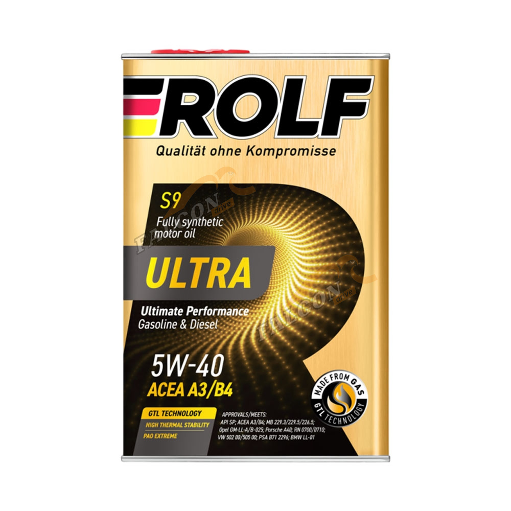 А/масло Rolf Ultra 5W40 4л A3/B4 API SP