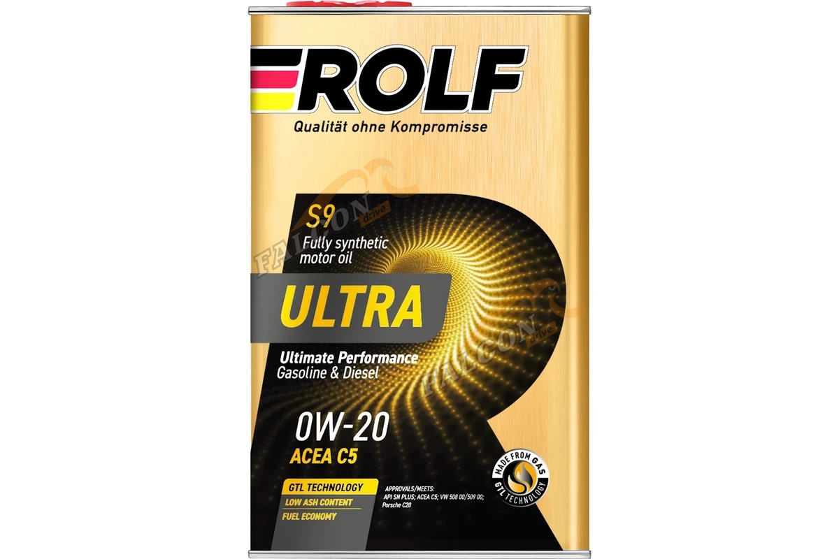 А/масло Rolf Ultra 0W20 1л C5 API SN plus