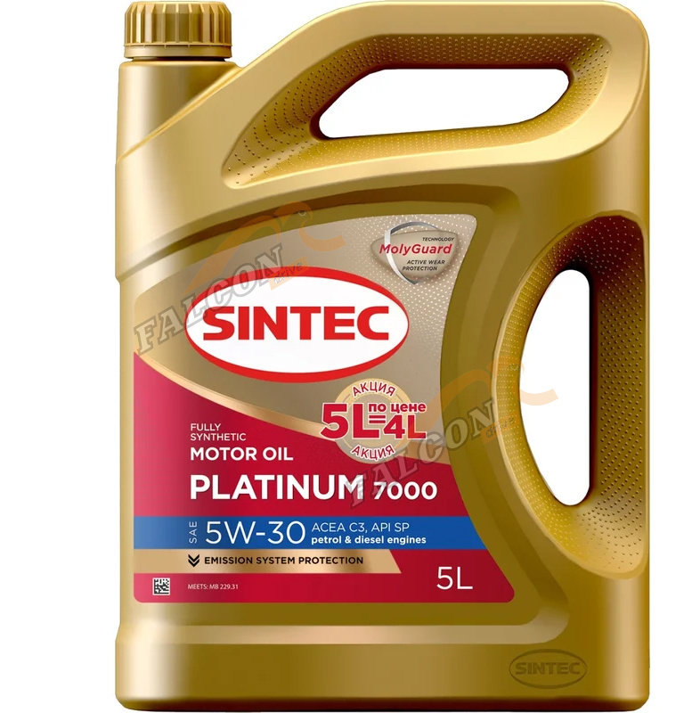 А/масло SINTEC Premium 9000 5W30 синт 4л A3/B4