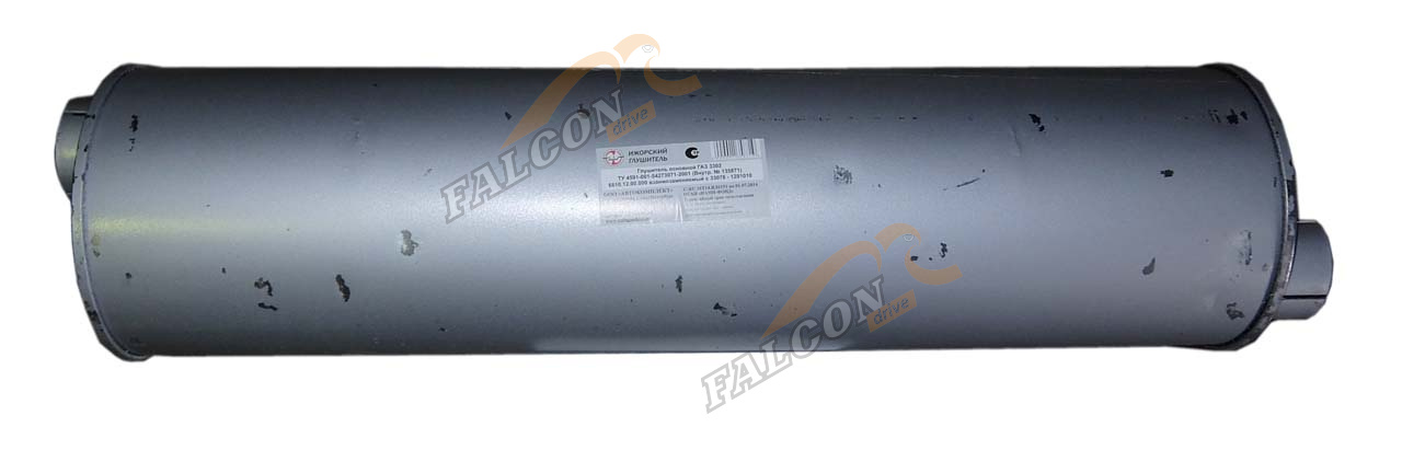 Глушитель ГАЗ-3302 Газель (Ижора) стар обр (135871)