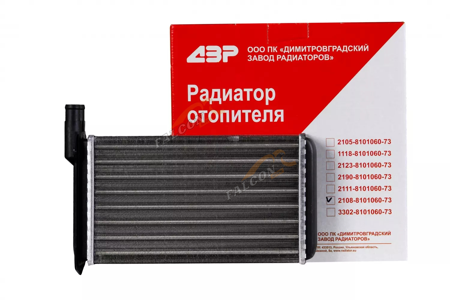 Радиатор отопителя ВАЗ-2108 (ДЗР) 