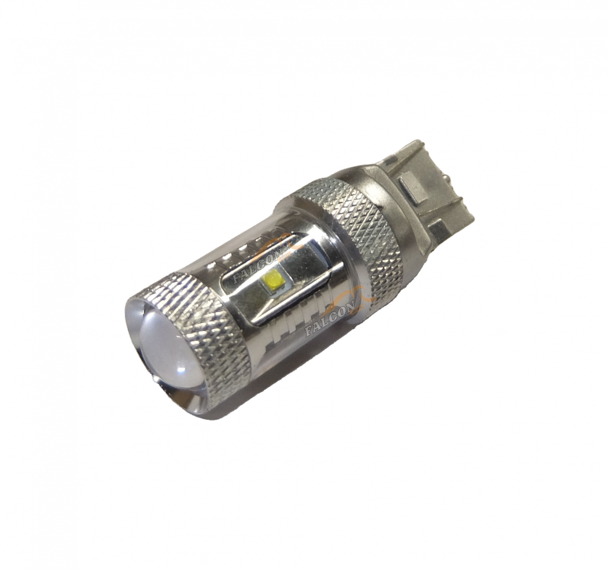 Светодиод 12V Т20/5 W21/5W (MEGAPOWER) (W3*16q) 6 SMD WATTS CREE WHITE 480лм 6000K