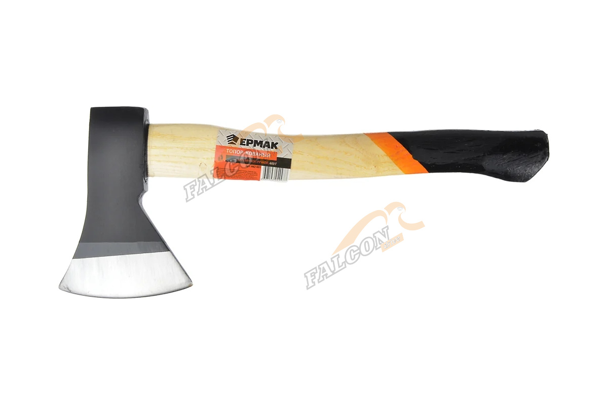 Топор кован. деревянная ручка 600гр (Ермак)