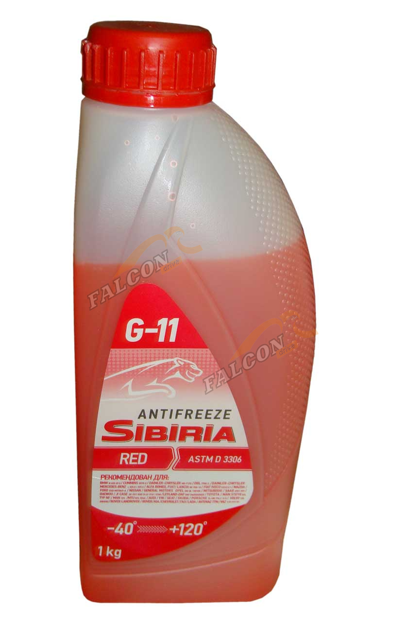 Антифриз SIBIRIA  1кг (красный)