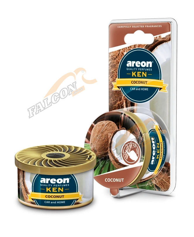Ароматизатор на панель гель (Areon) "GEL KEN BLISTER"  Кокос 704-AKB-13