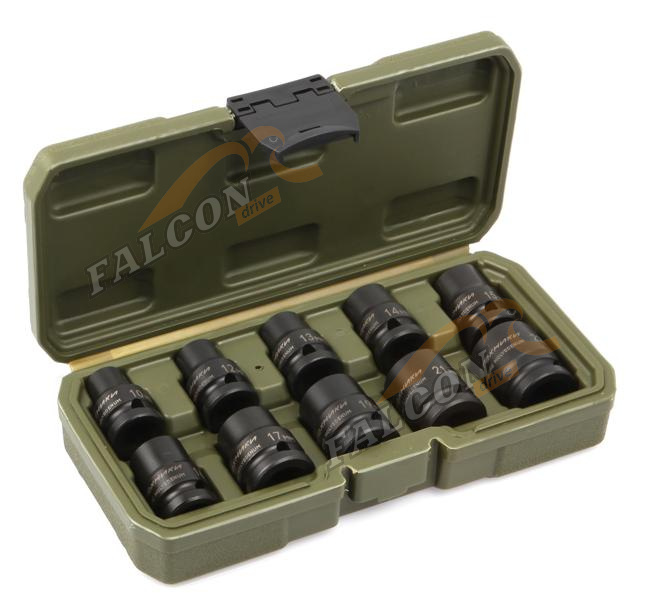 Головки набор 1/2" ударные 10 пр (ДТ) 