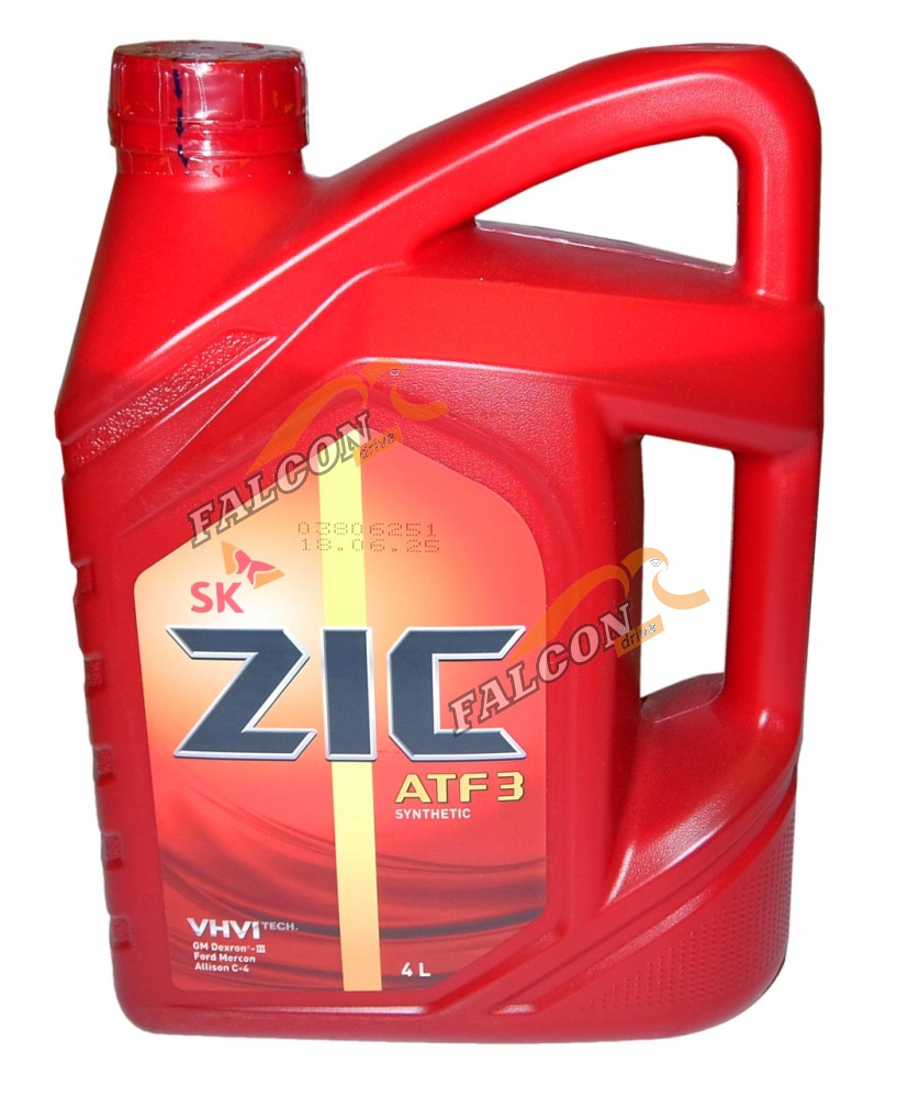 Масло трансм ATF Dex III ZIC  4 л