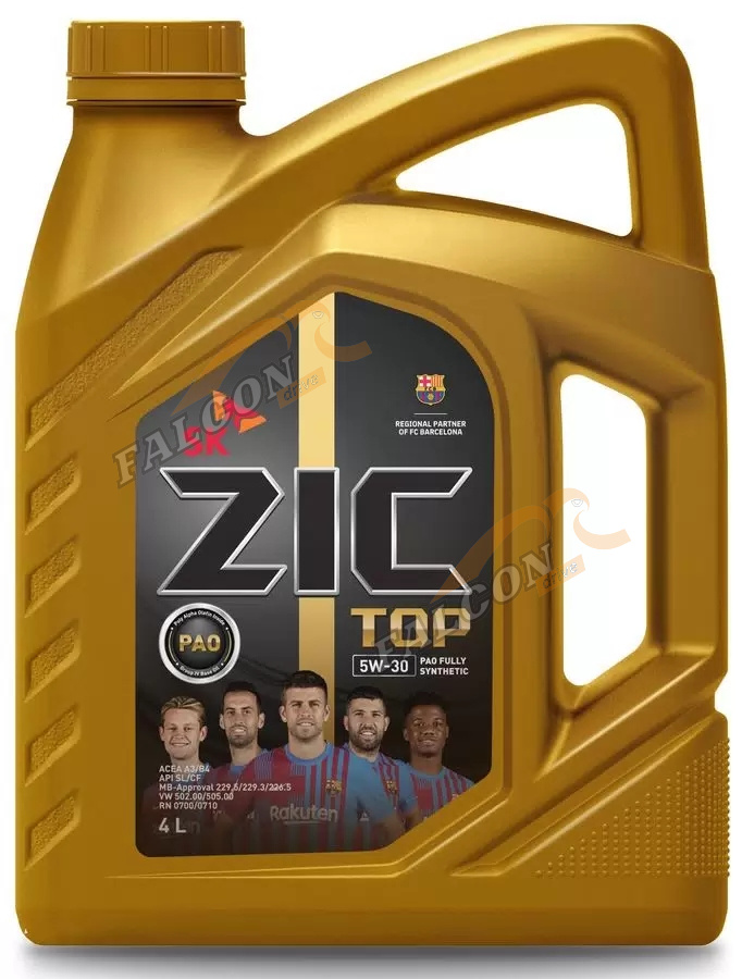А/масло ZIC  5W30 TOP PAO 4 л A3,B4