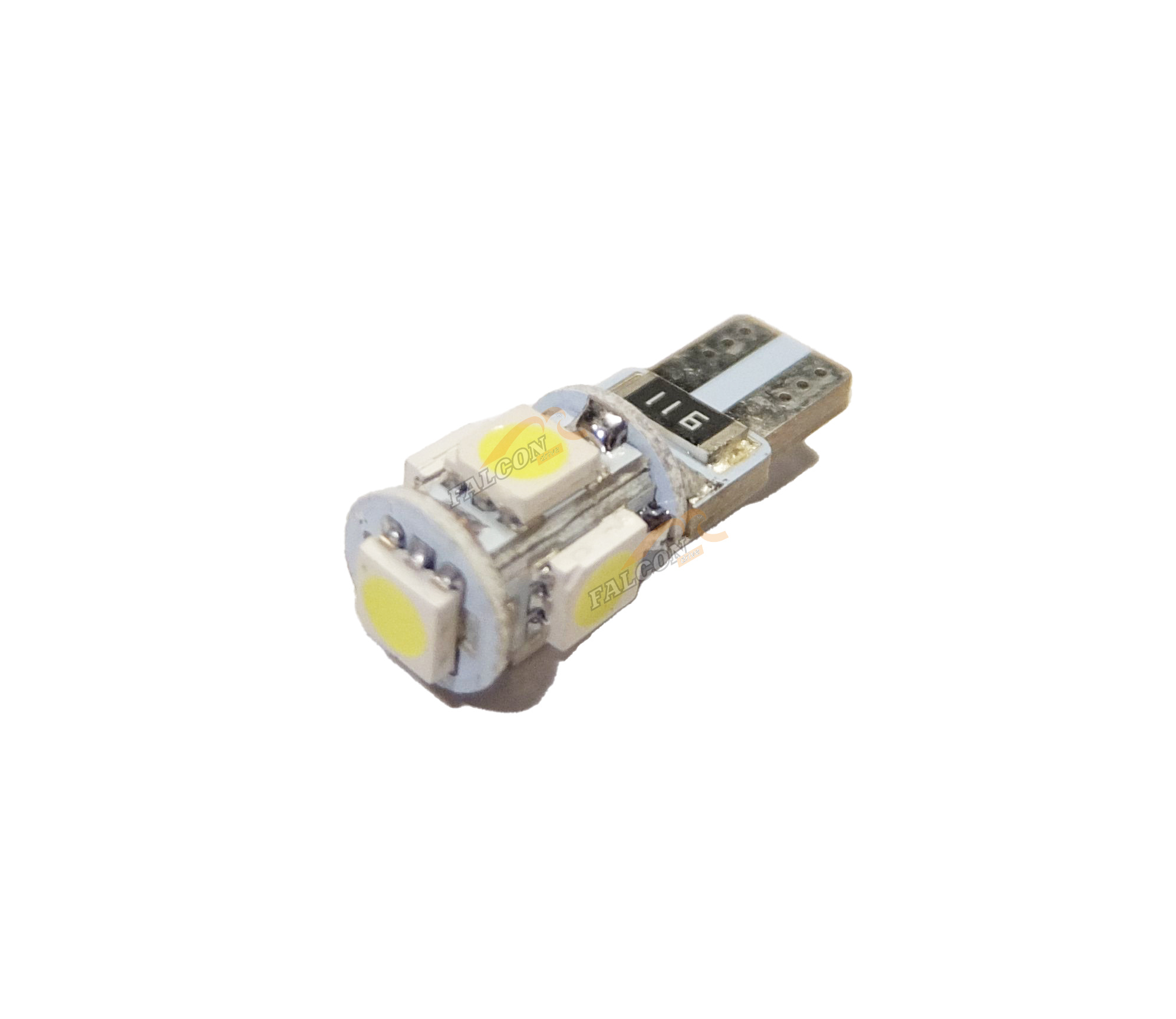 Светодиод 24V T10W (MEGAPOWER) (W2,1*9,5d) 5 SMD 5050 WHITE 6000K с блок-м ошибок CANbus 100лм
