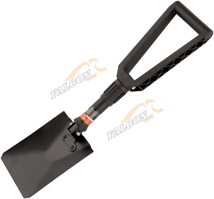 Лопата для уборки снега (АвтоДело) L-570мм,складная,в чехле (17125) 44106