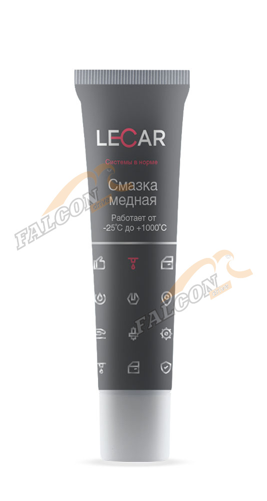 Смазка медная 30 гр (Лада-Имидж LECAR) высокотемпературная туба с носиком