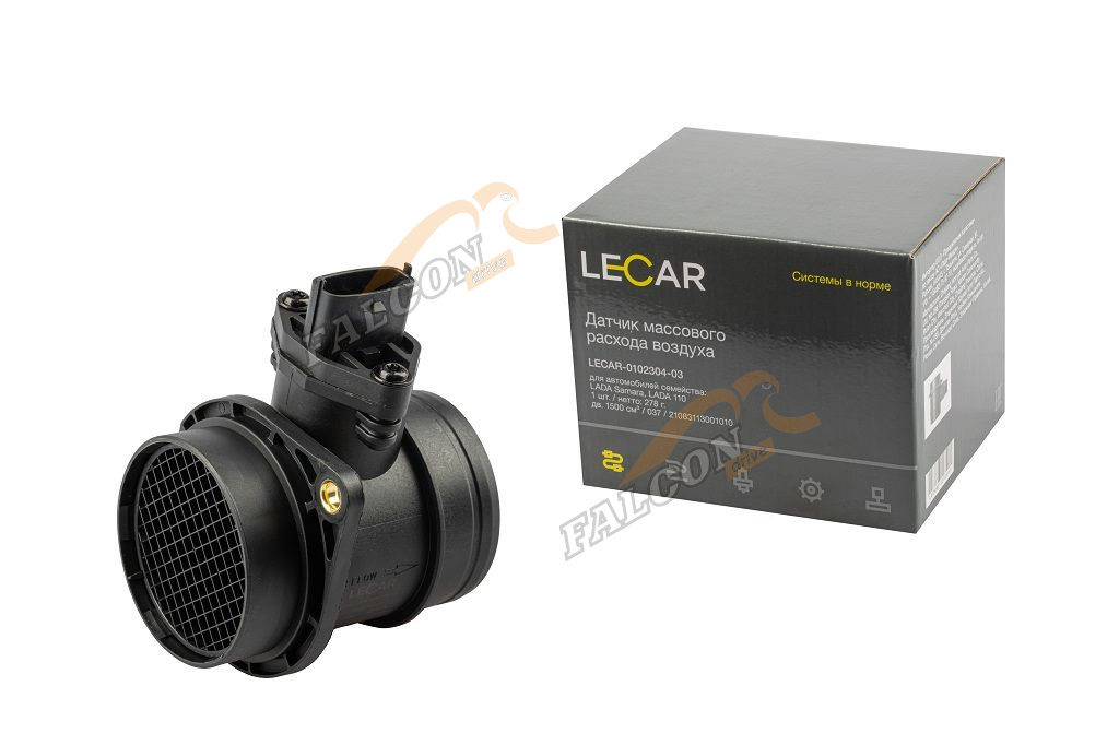 Датчик мас расх возд ВАЗ (LECAR) 8-16кл 037