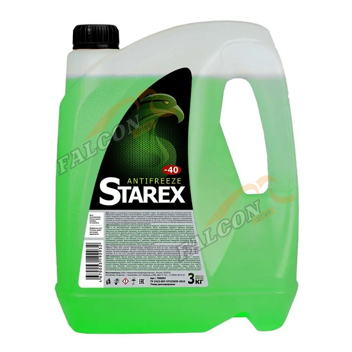 Антифриз Starex 3кг (зелёный) (Ак)