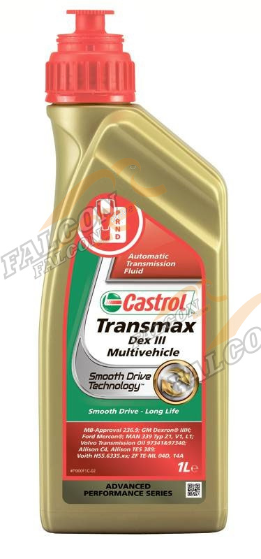 Масло трансм ATF Dex III Castrol Transmax Multivehicle  1 л