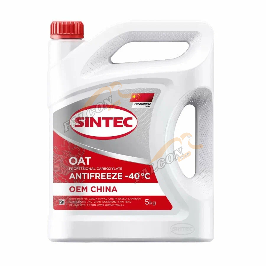 Антифриз Sintec OEM China OAT 5кг (red)