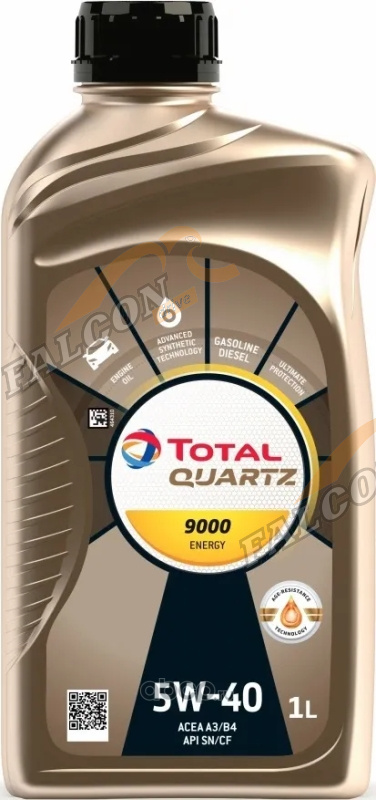 А/масло Total Quartz 9000 5W40  1 л