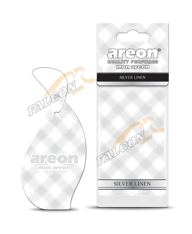 Ароматизатор подвес картон (AREON) AREON MON  Серебряный Лён 704-043-339