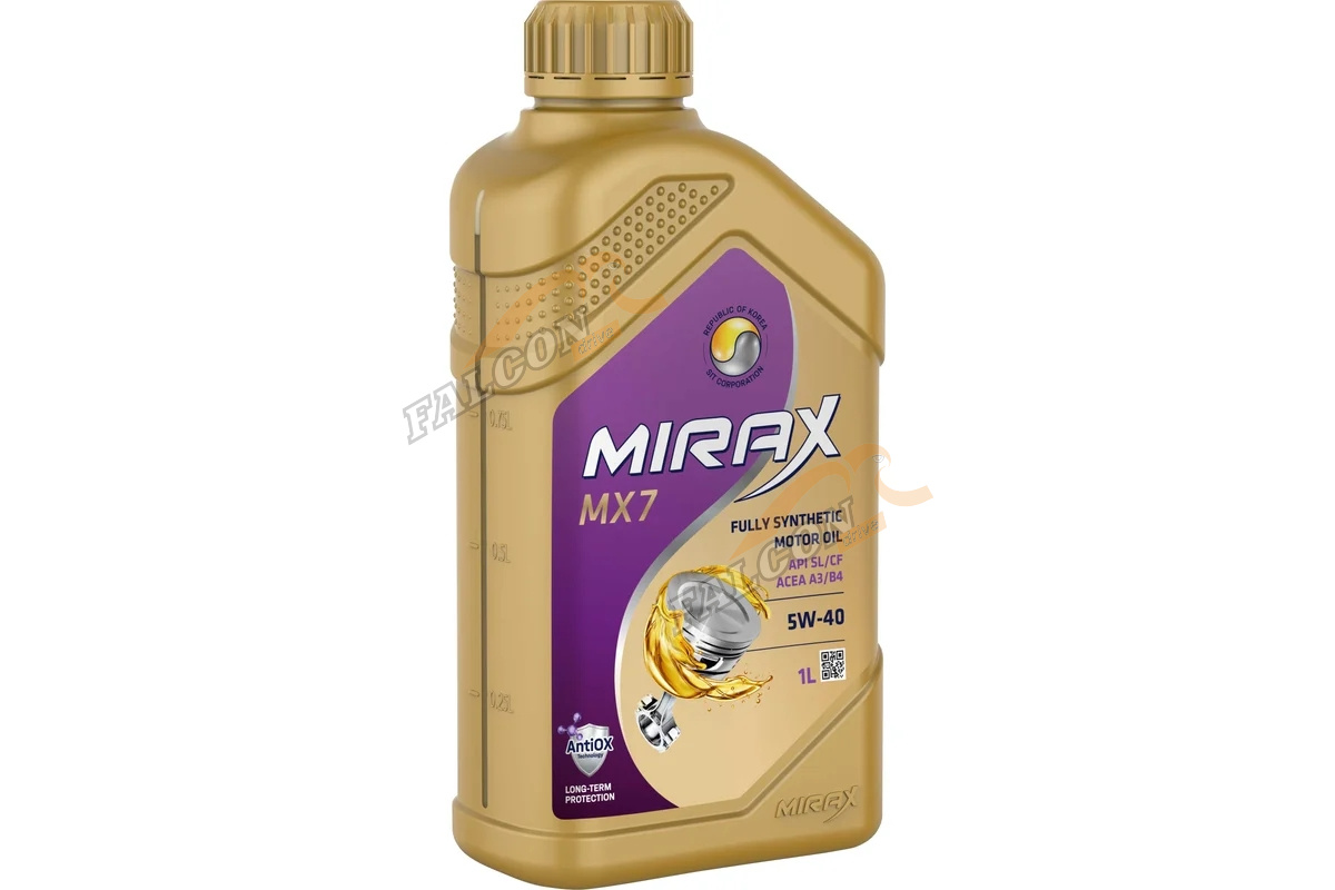 А/масло MIRAX MX7 5W40 SL/CF, A3/B4  1 л