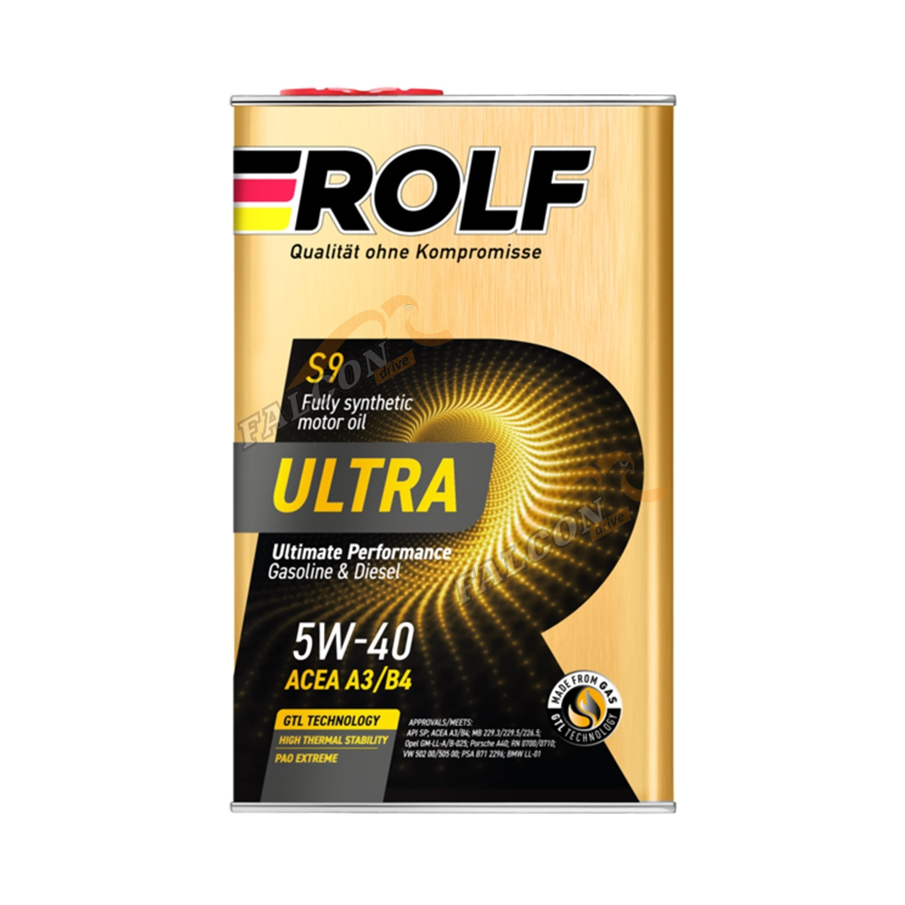 А/масло Rolf Ultra 5W40 1л A3/B4 API SP
