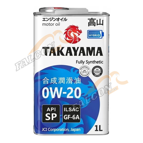 А/масло TAKAYAMA (МЕТАЛЛ) 0W20 син 1л GF-6 API SP