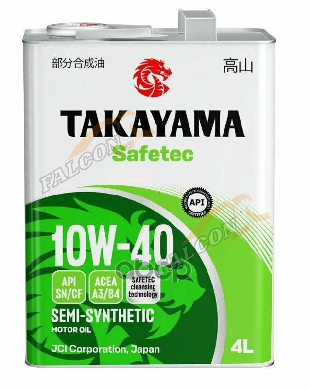 А/масло TAKAYAMA (МЕТАЛЛ) 10W40 п/с 4л SN/CF Safetec акция 4+1