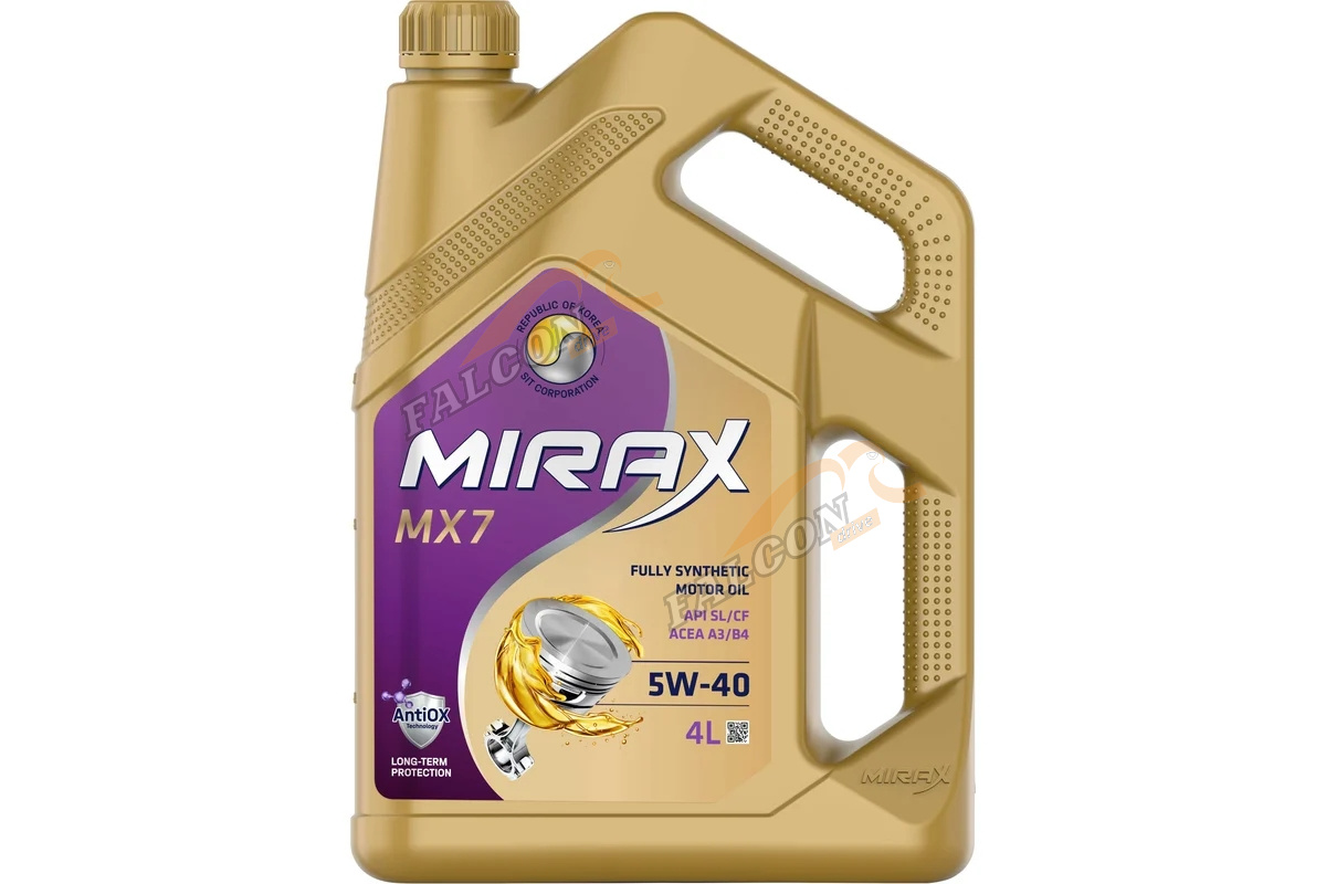 А/масло MIRAX MX7 5W40 SL/CF, A3/B4  4 л